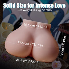 Kuroko: Pocket Pussy Big Ass Sex Doll Bubble Butt Hip Toy