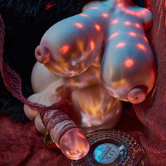 Ashe: Shemale Sex Dolls Futa 5 Tunnels Sex Torso with Penetrated Penis